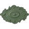 Ekena Millwork Strasbourg Ceiling Medallion, Hand-Painted Athenian Green, 30 1/2"W x 20"H x 1 1/2"P CM30SGAGF - alternate 1